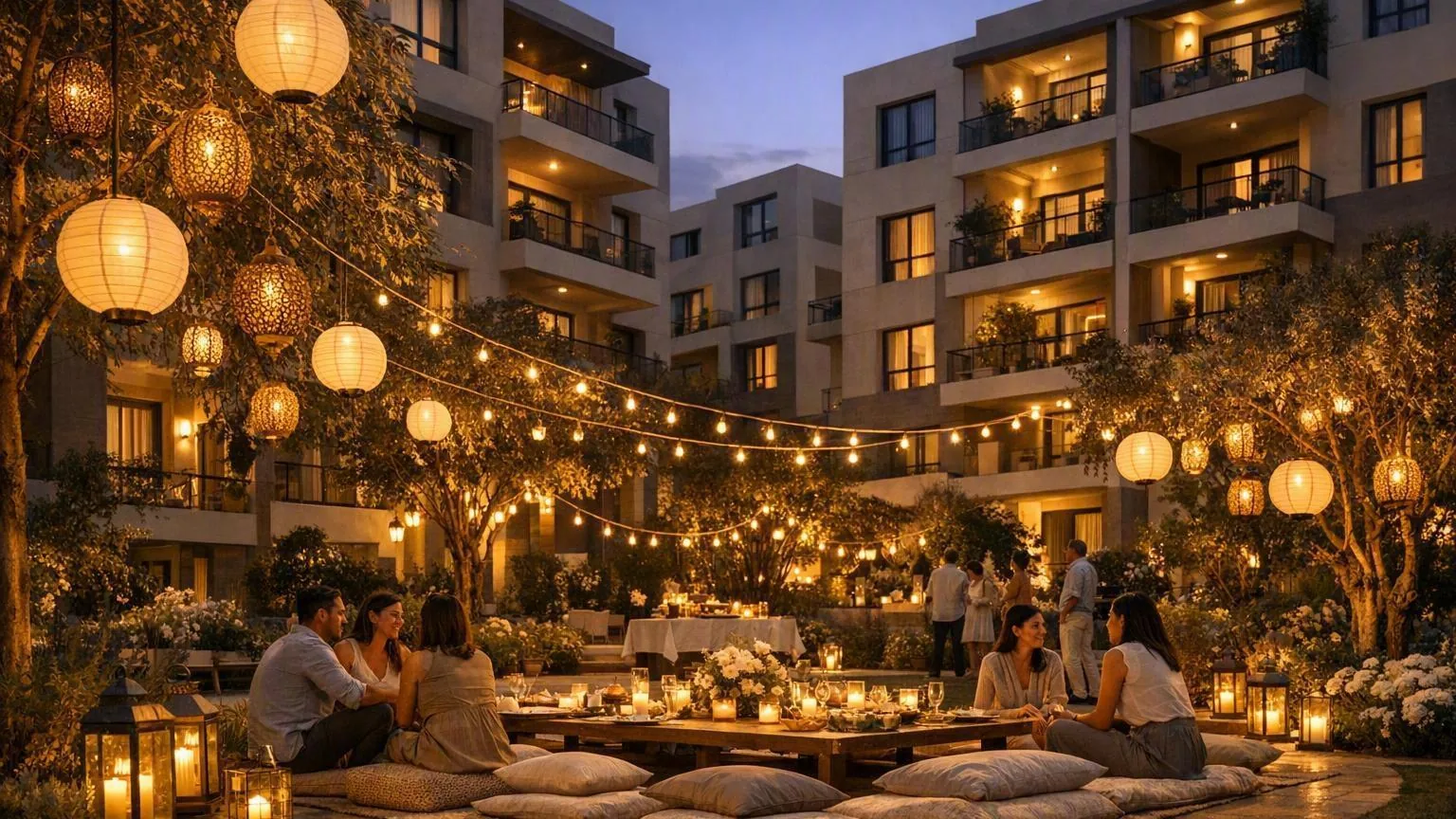 Evening community gathering at SELECT