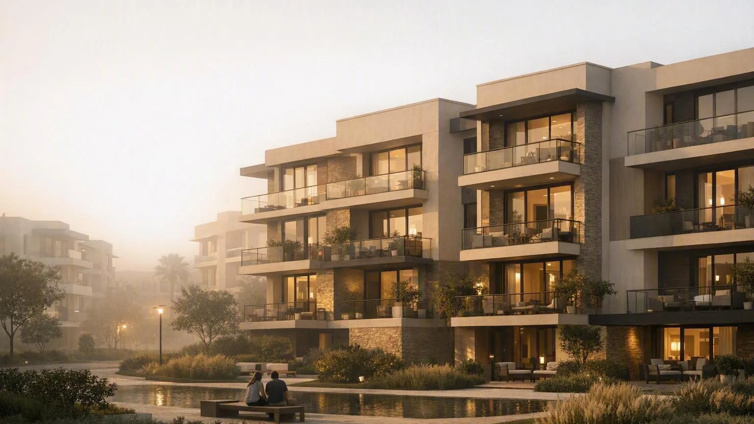 Completed residences ready for handover